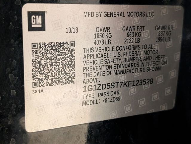 2019 Chevrolet Malibu LT