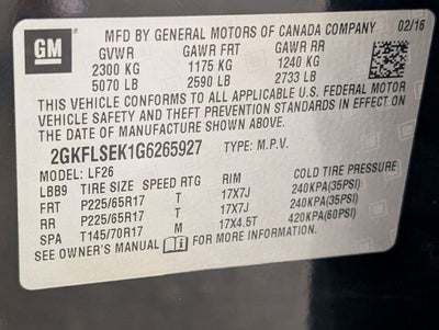 2016 GMC Terrain SLE