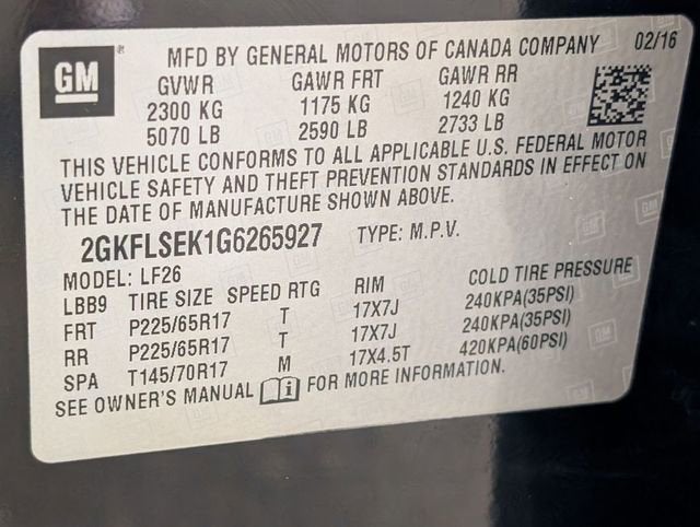 2016 GMC Terrain SLE