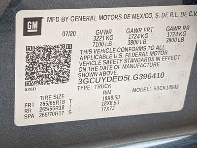 2020 Chevrolet Silverado 1500 LT