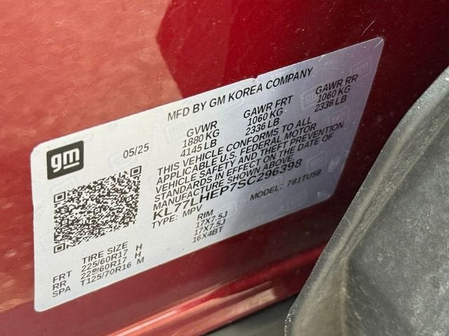 2025 Chevrolet Trax LT