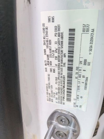 2021 Ford Escape SE