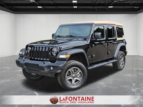 2020 Jeep Wrangler Unlimited Black and Tan
