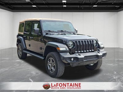 2020 Jeep Wrangler Unlimited Black and Tan