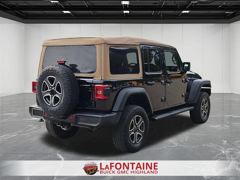2020 Jeep Wrangler Unlimited Black and Tan