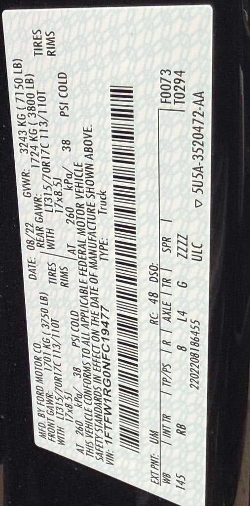 2022 Ford F-150 Raptor