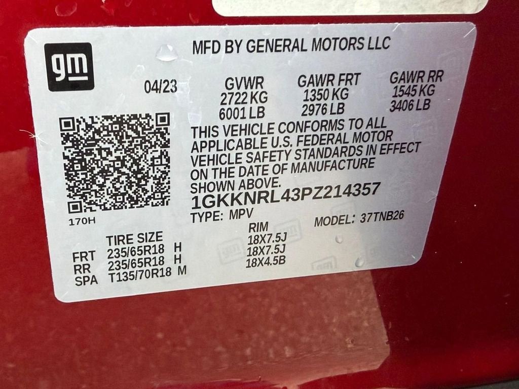 2023 GMC Acadia SLE