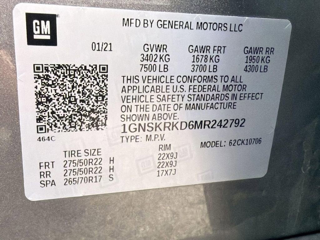 2021 Chevrolet Tahoe RST