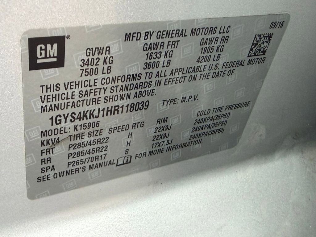 2017 Cadillac Escalade ESV Platinum