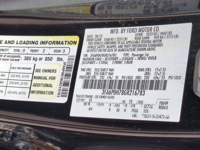 2016 Ford Fusion SE