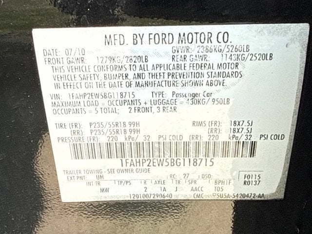2011 Ford Taurus SEL