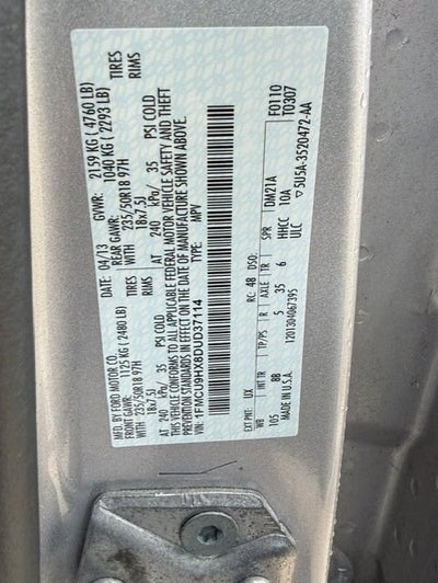 2013 Ford Escape SEL