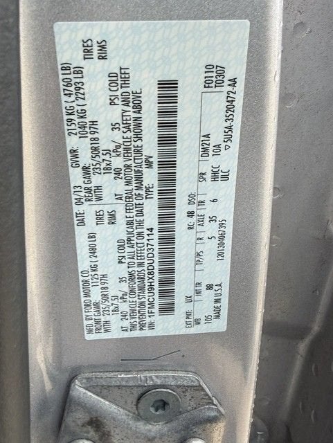 2013 Ford Escape SEL