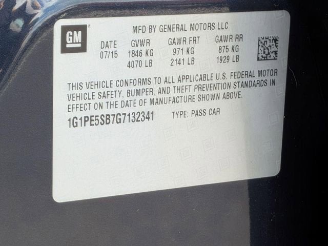 2016 Chevrolet Cruze Limited LT