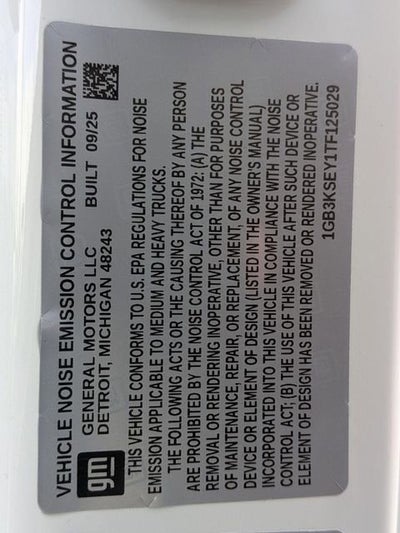 2026 Chevrolet Silverado 3500 HD Chassis Cab Work Truck