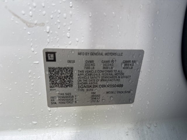 2019 Chevrolet Tahoe LT