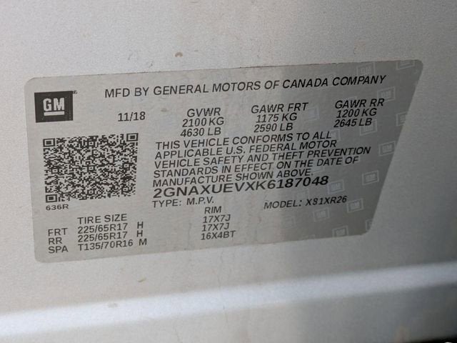 2019 Chevrolet Equinox LT