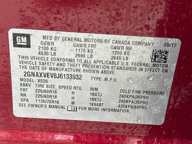 2018 Chevrolet Equinox Premier
