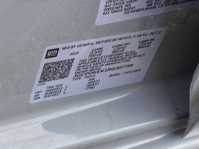 2024 Chevrolet Silverado 1500 LT (2FL)