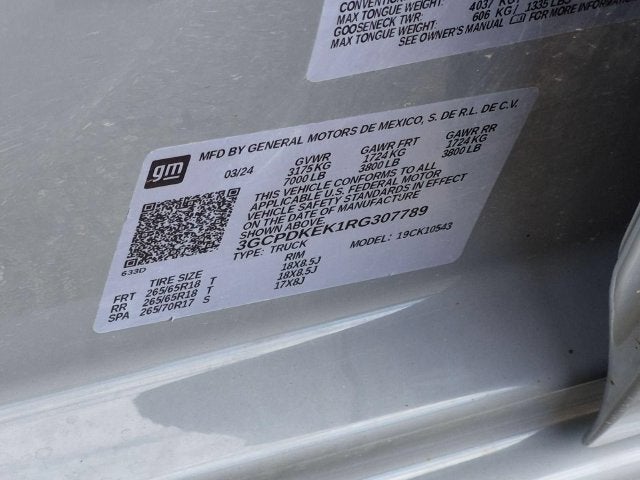 2024 Chevrolet Silverado 1500 LT (2FL)