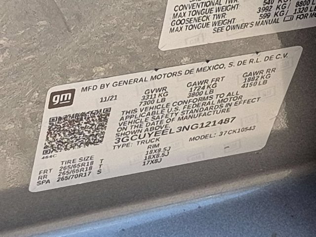 2022 Chevrolet Silverado 1500 LTD RST