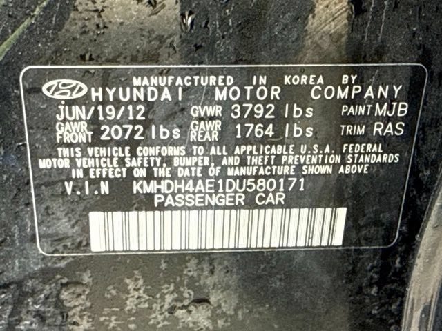 2013 Hyundai Elantra GLS