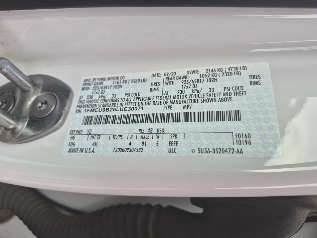2020 Ford Escape SE Sport Hybrid