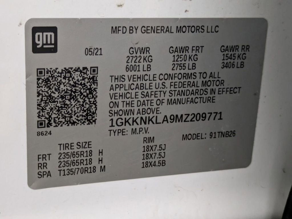 2021 GMC Acadia SLE