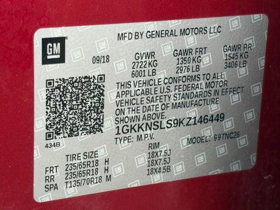 2019 GMC Acadia SLE