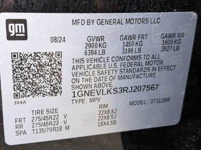 2024 Chevrolet Traverse RS