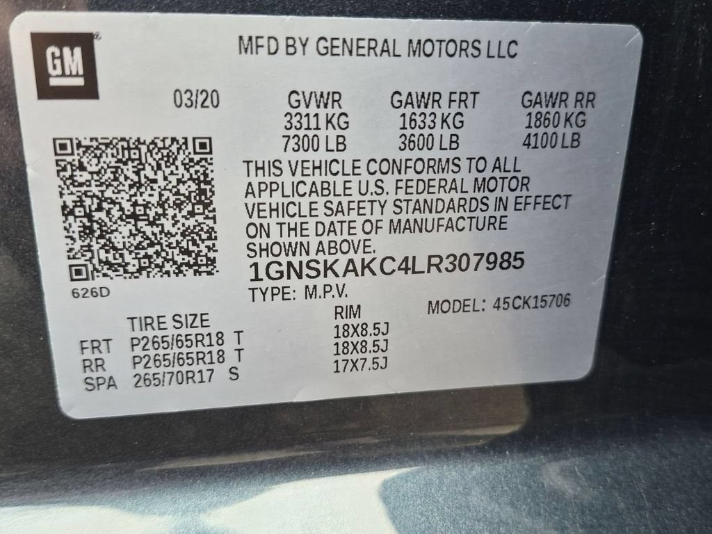 2020 Chevrolet Tahoe LS