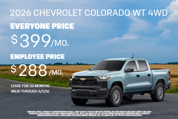 2026 Chevrolet Colorado WT 4WD