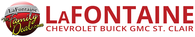 The LaFontaine Chevrolet Buick GMC of St. Clair logo.