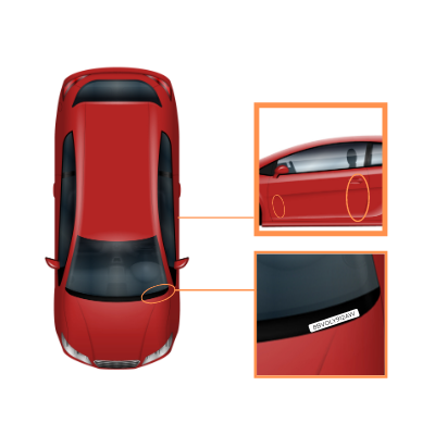 Car design recall infographic